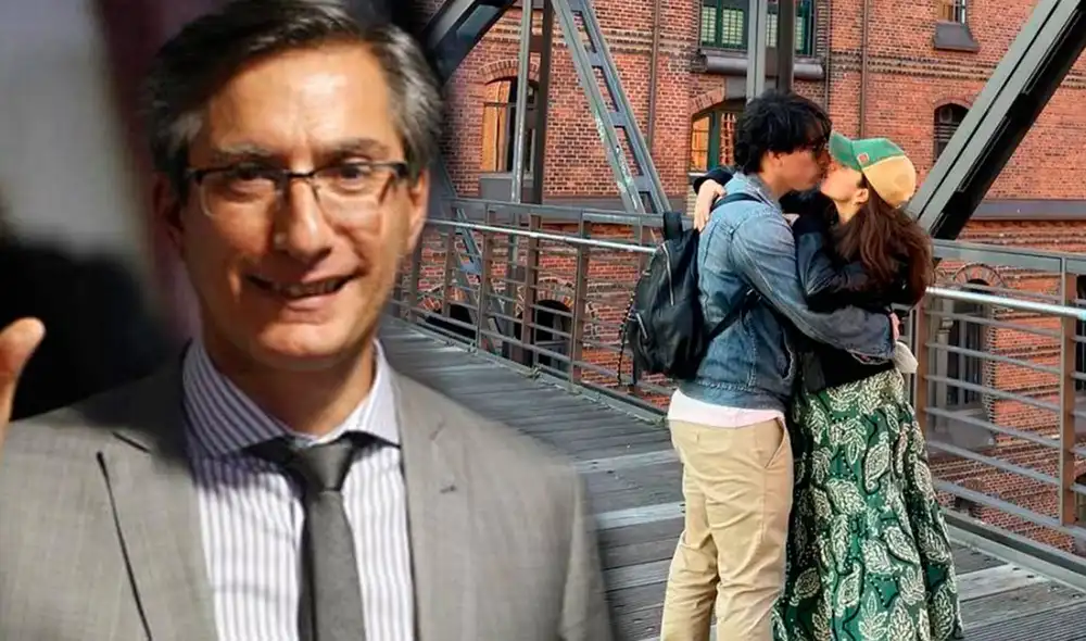 Federico Salazar orgulloso de su nieto alemán. Foto: composición LR/ @sebastiansalazar/Instagram