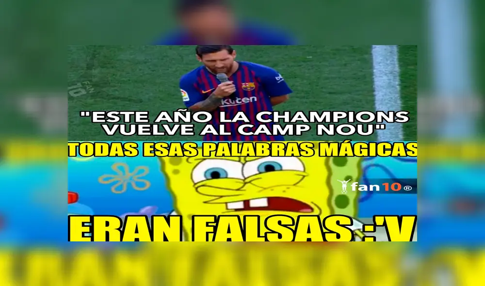 Facebook: hilarantes memes por la eliminación de Barcelona en Champions League [FOTOS]