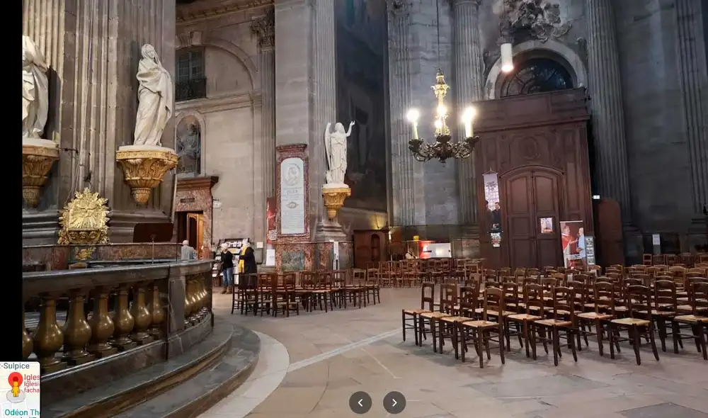 Desliza las imágenes para ver cómo luce la iglesia donde Tom Hanks filmó el Código Da Vinci en Francia. Foto: captura de Google Maps.