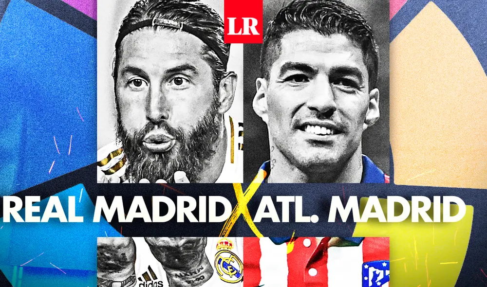 Real Madrid y Atlético de Madrid juega el derbi madrileño por LaLiga Santander. Foto: Composición de Fabrizio Oviedo / La República