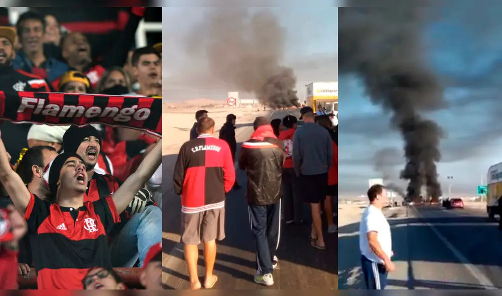 River vs Flamengo: hinchas brasileños quedan varados en chile por carretera bloequedas