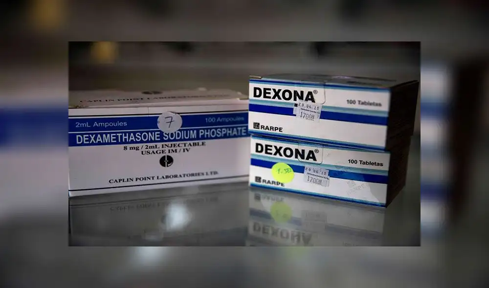 Cajas de dexametasona en pastillas y ampollas en una farmacia de Managua (Nicaragua), donde reportaron escasez del medicamento. Foto: EFE Cajas de dexametasona en pastillas y ampollas en una farmacia de Managua (Nicaragua), donde reportaron escasez del medicamento. Foto: EFE