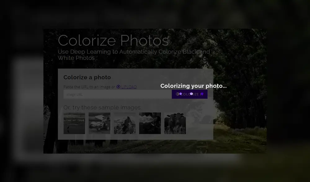 Desliza para ver cómo colorear una fotografía antigua en blanco y negro. Foto: Captura.