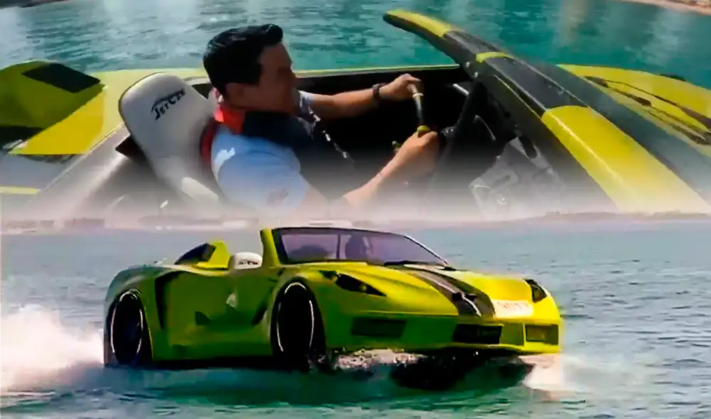 Estos 'autos acuáticos' son lo último en diversión para los cataries. Foto: composición LR/Telemundo Estos 'autos acuáticos' son lo último en diversión para los cataries. Foto: composición LR/Telemundo