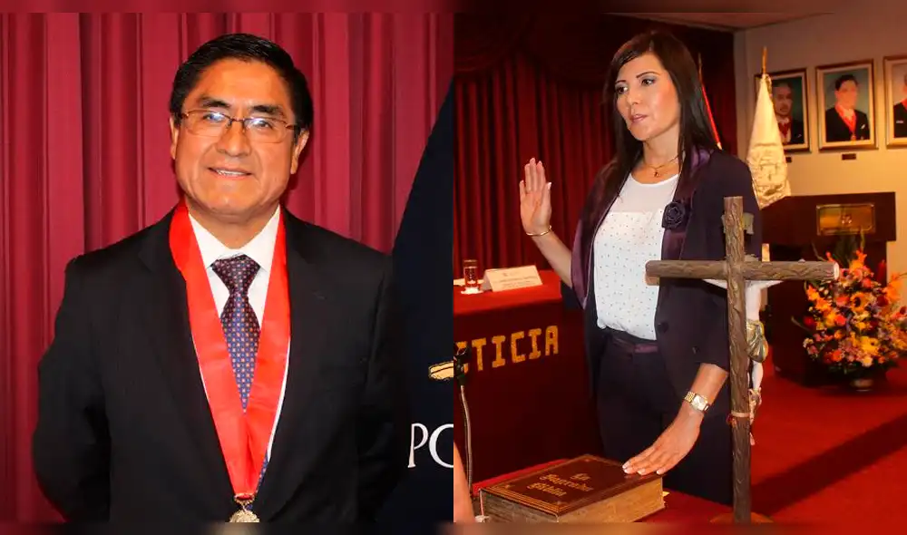 Esposa de César Hinostroza salió del país con destino a España