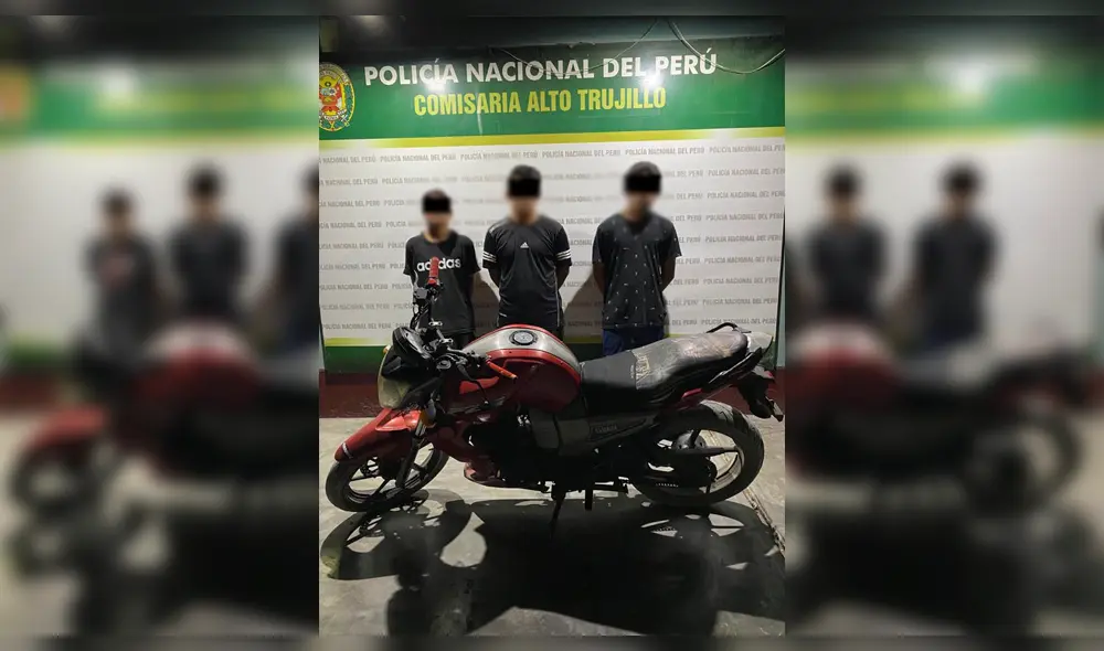 Operativo permitió la captura de los adolescentes.