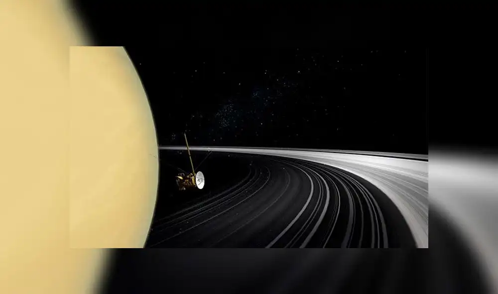 Cassini reveló el origen de los anillos de Saturno en su última misión