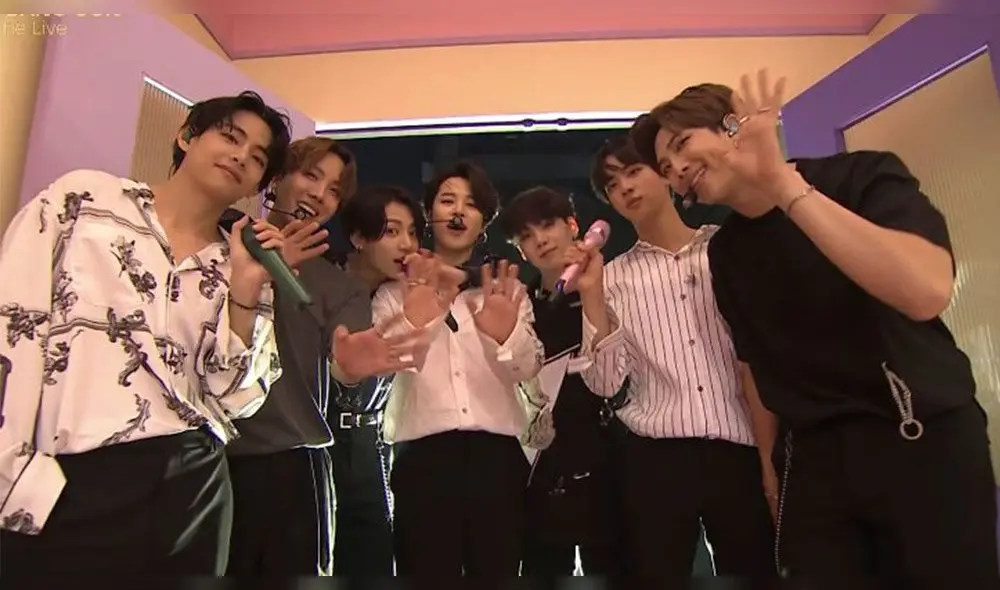 BTS en Bang Bang Con The Live. Foto: Captura vía Twitter