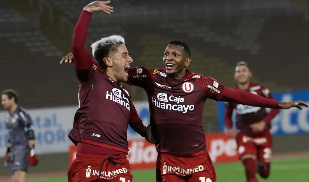 Universitario juega contra UTC en el estadio de la Universidad Nacional Mayor de San Marcos. Foto: Twitter Universitario