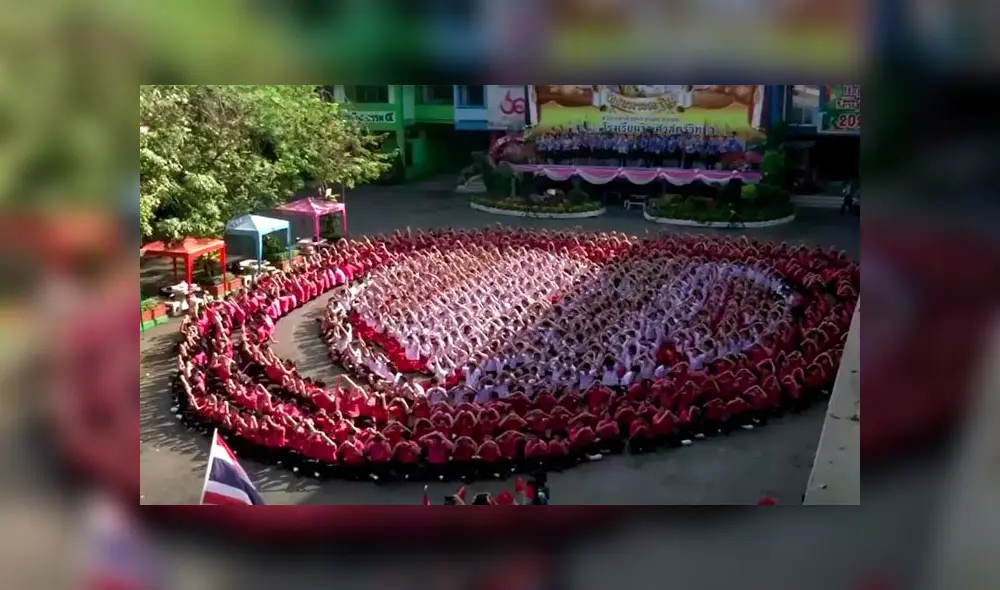 Miles de estudiantes y profesores tailandeses se reunieron para mostrar su apoyo a China. Foto: Reuters. Miles de estudiantes y profesores tailandeses se reunieron para mostrar su apoyo a China. Foto: Reuters.