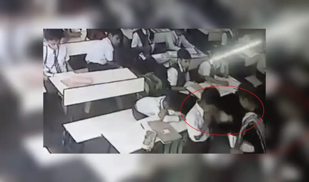 YouTube: Indignación por profesora que golpeó 40 veces a su alumno en pleno salón de clases [VIDEO]