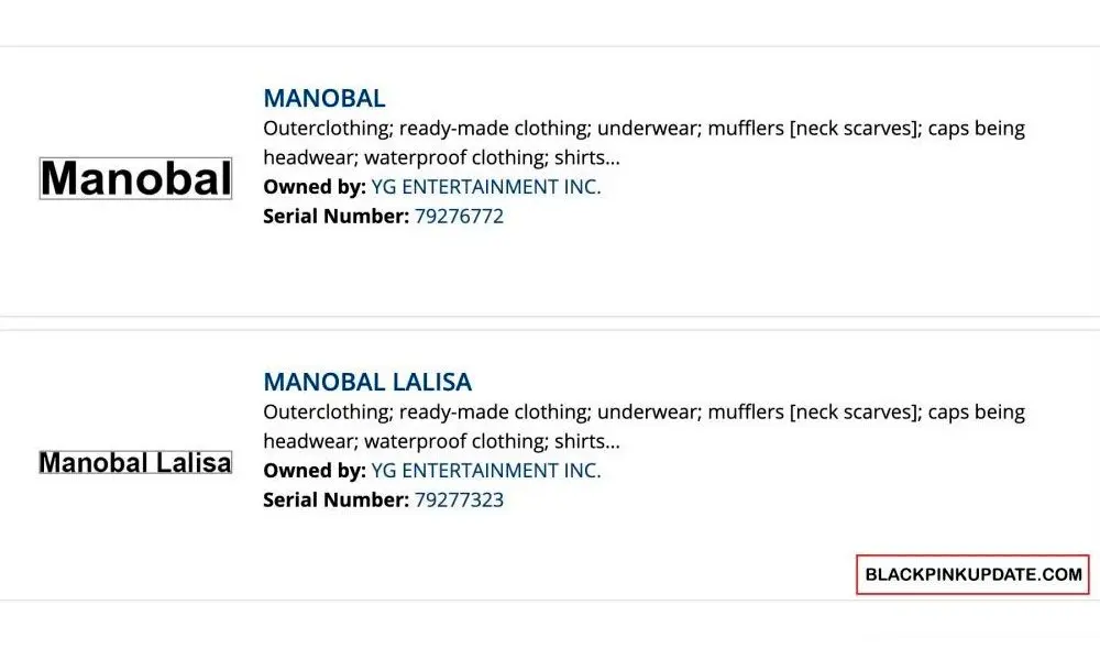BLACKPINK: según la solicitud, el nombre real de la cantante no podrá ser usado en mercancía no oficial.