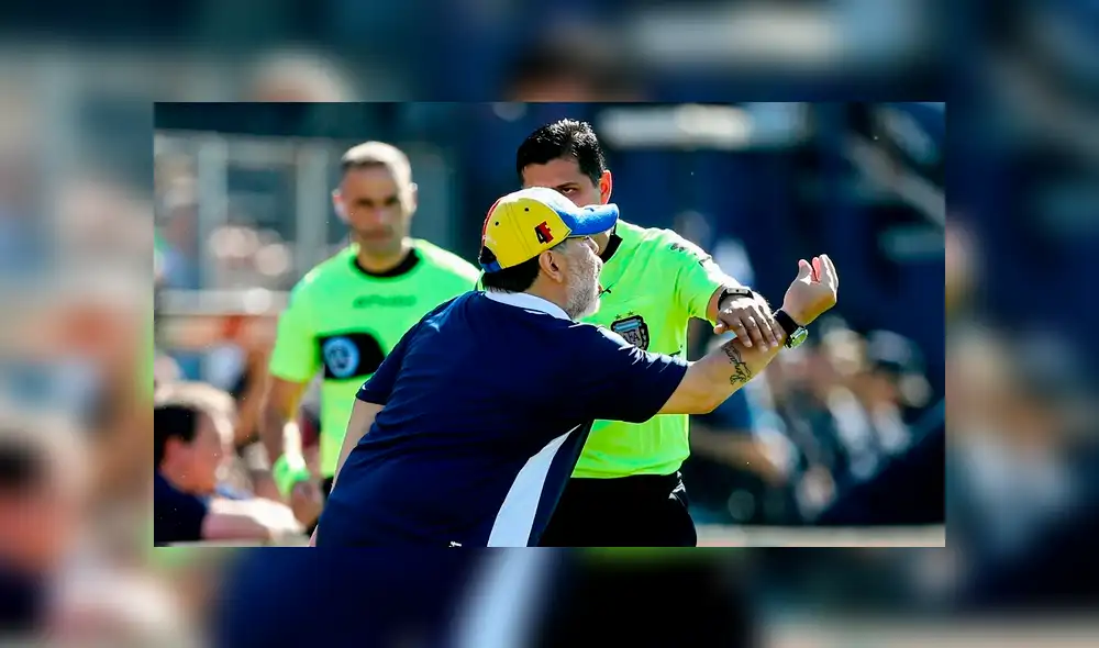 Diego Maradona protagoniza tenso cruce de palabras con Gastón Fernández [VIDEO]