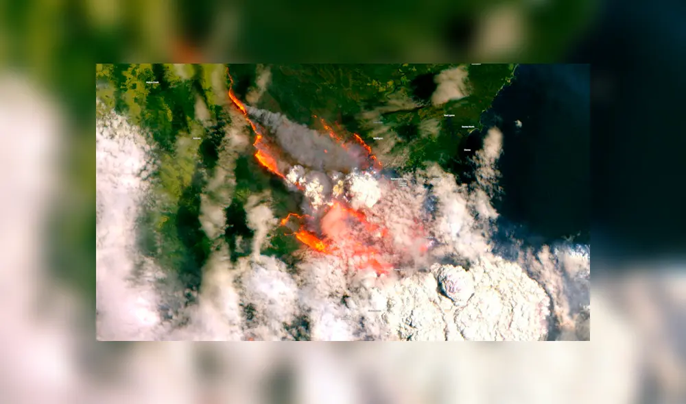 Incendio forestal en Australia Incendio forestal en Australia