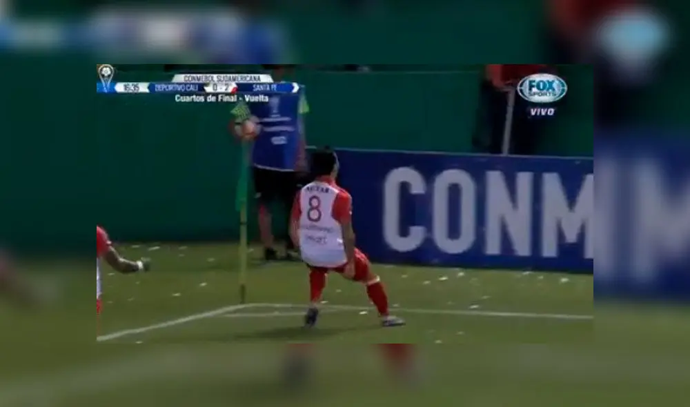  Deportivo Cali vs Santa Fe EN VIVO: mira el golazo de Diego Guastavino en la Sudamericana [VIDEO]