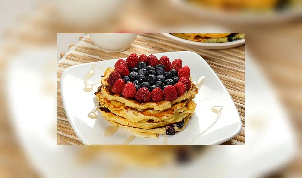 Torta de panqueques para San Valentín