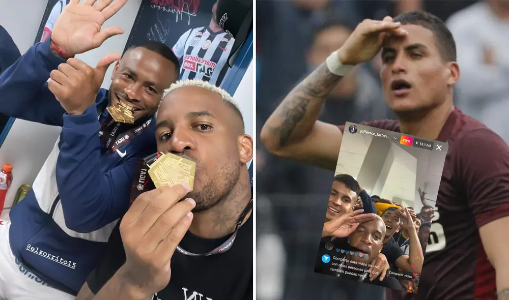 El "10 de la calle" fue de los que celebraron con mayor efusividad el título de Alianza Lima. Foto: composición LR/ Instagram Jefferson farfán