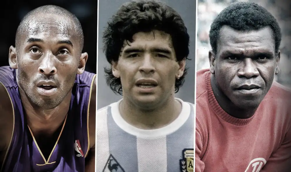 Kobe Bryant, Diego Maradona y 'Perico' León murieron este 2020. Foto: composición Gerson Cardoso / La República