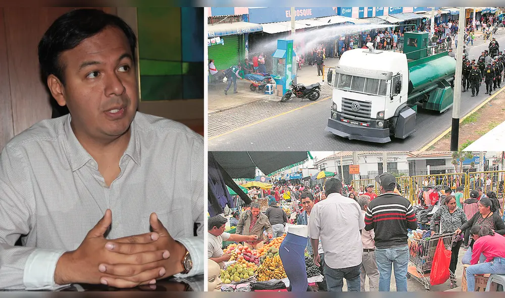 Con el rochabús la comuna pensó erradicar a los ambulantes de las vías, pero no lo consiguió. La informalidad en el comercio persiste en el Complejo de Mercados.