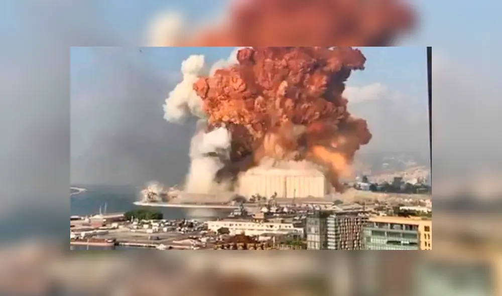 La explosión se sintió en varios lugares de la ciudad provocando destrozos y autoridades locales reportan heridos. Foto: Captura