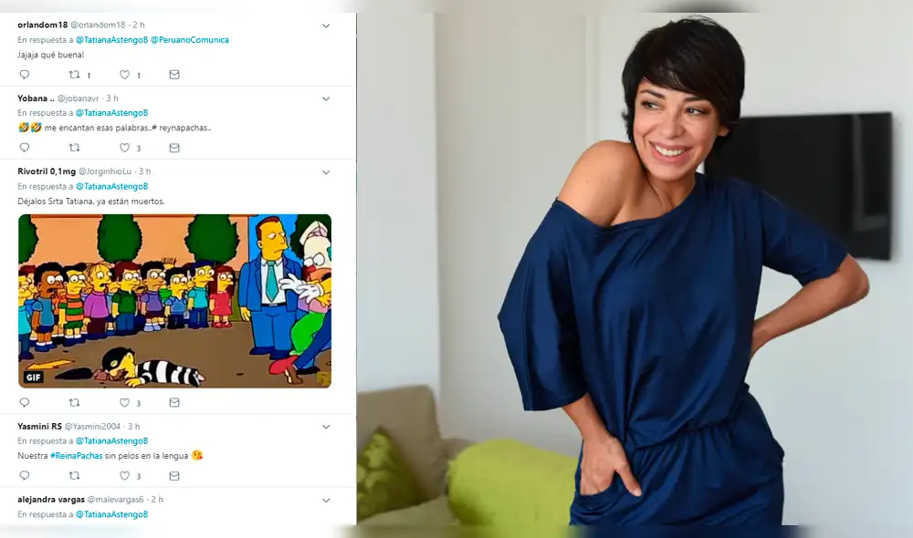 Tatiana Astengo hace curiosa comparación sobre los fujimoristas y fans aplauden su ingenio