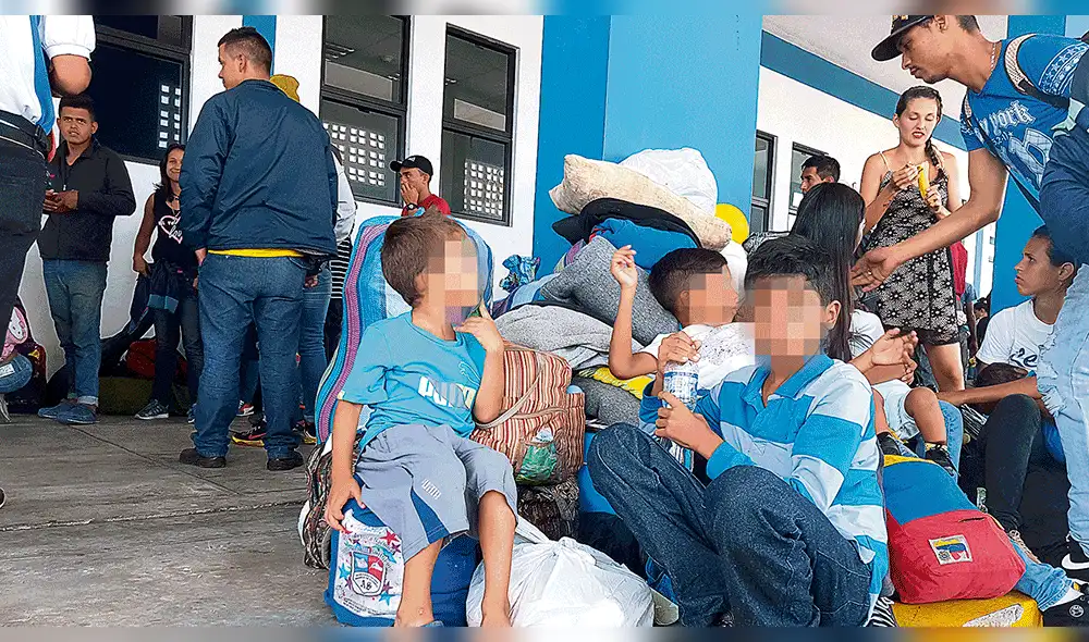 Ocho menores llegan a Tumbes sin familia huyendo de Venezuela