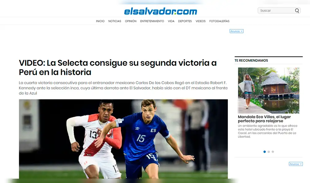 La reacción de la prensa de El Salvador tras su victoria ante Perú [FOTOS]