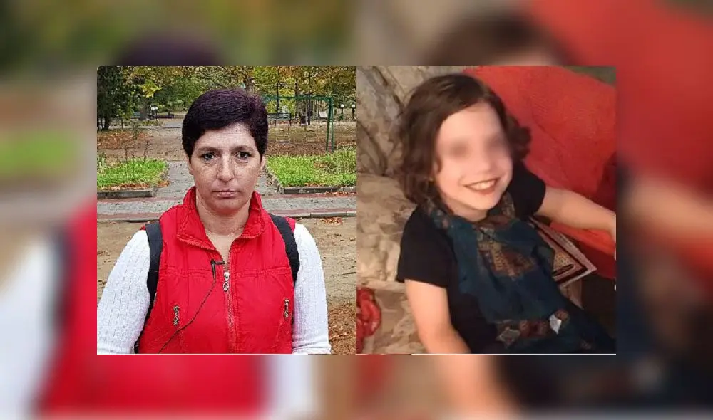 A la izquierda, la madre biológica de Natalia.