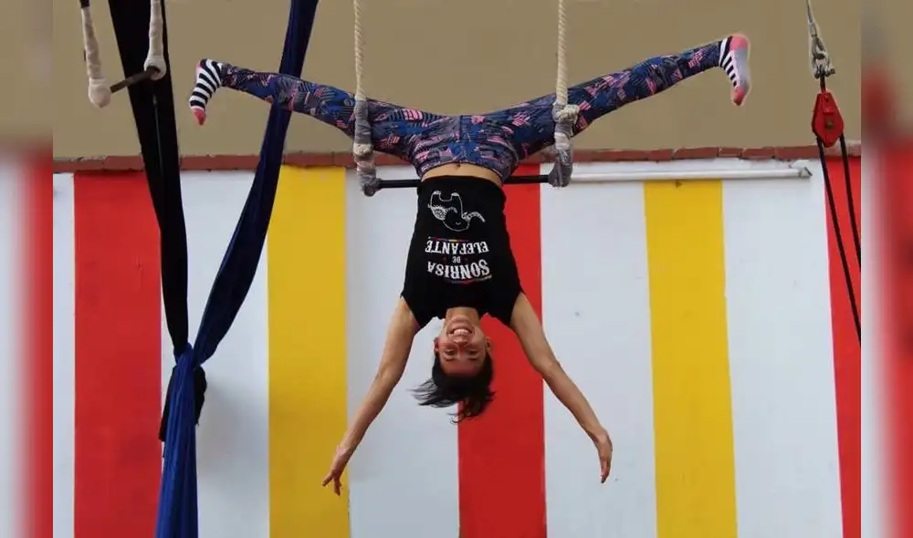 Cirque Du Soleil: Peruana certificada en dicha productora, presenta escuela de circo
