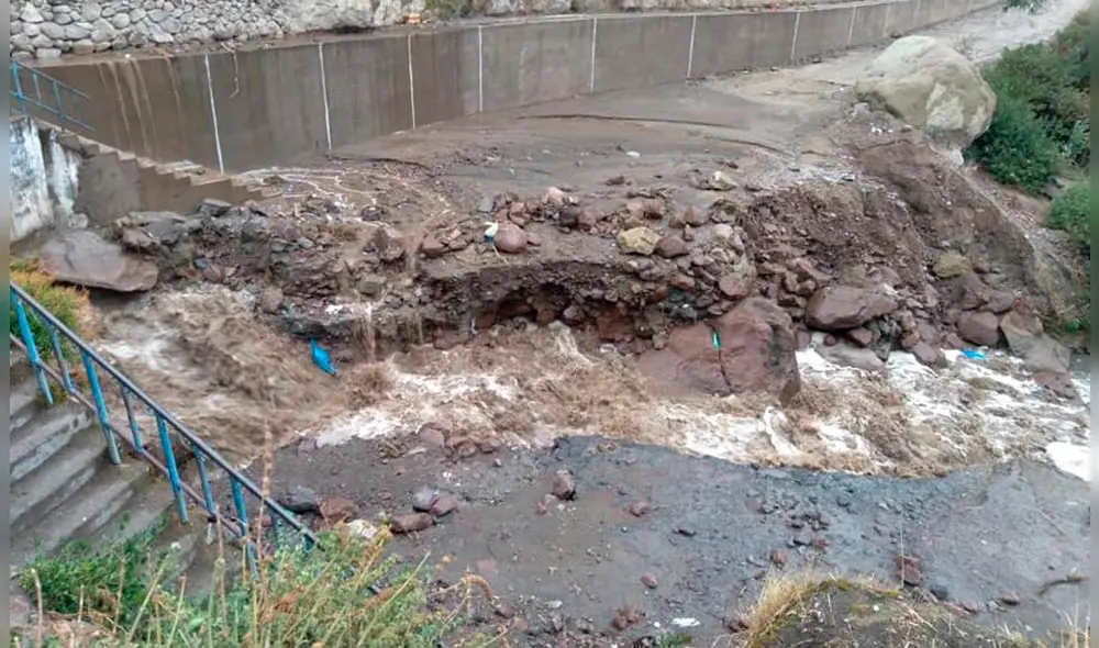 Emergencia se registró la tarde del último miércoles. Foto: COER. Emergencia se registró la tarde del último miércoles. Foto: COER.