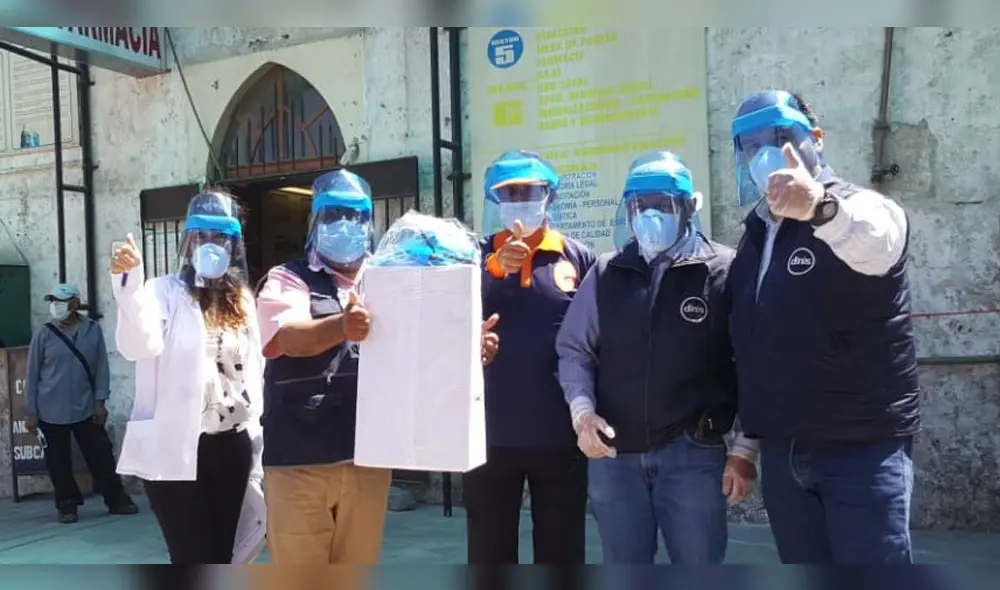 Donativo fue entregado a los hospitales Honorio Delgado y Goyeneche. Donativo fue entregado a los hospitales Honorio Delgado y Goyeneche.