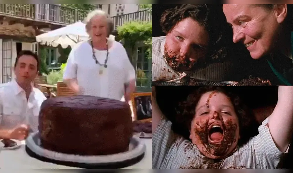 Twitter: personajes de ‘Matilda’ se reencuentran y reviven épica escena del pastel de chocolate [VIDEOS]