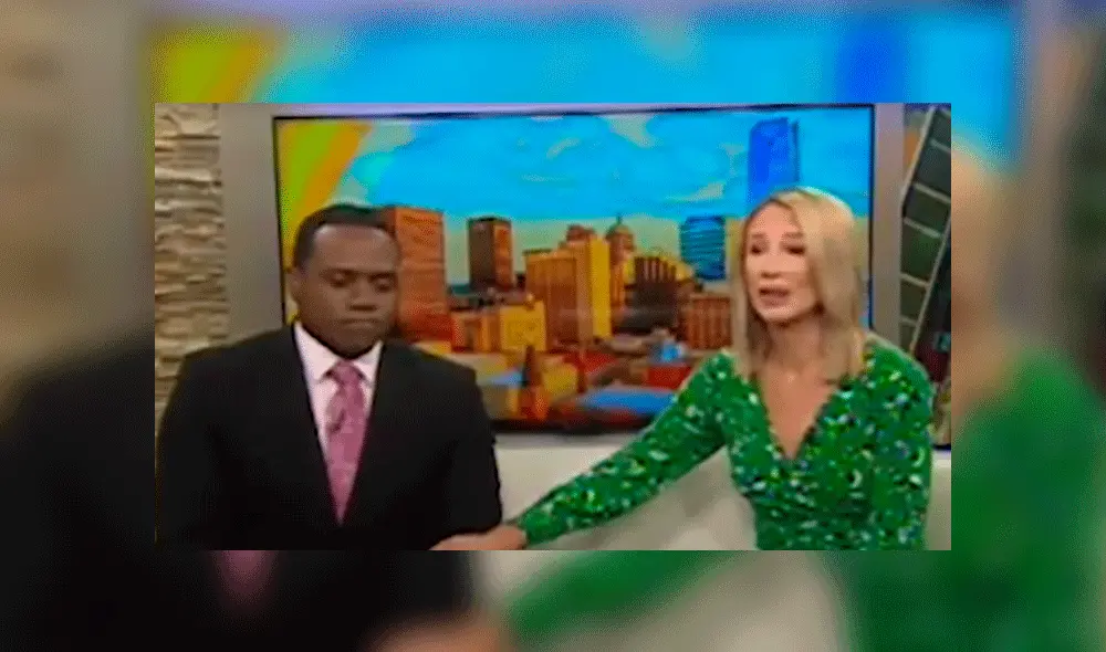 La conductora fue duramente criticada en Twitter. Foto: Captura/Twitter La conductora fue duramente criticada en Twitter. Foto: Captura/Twitter