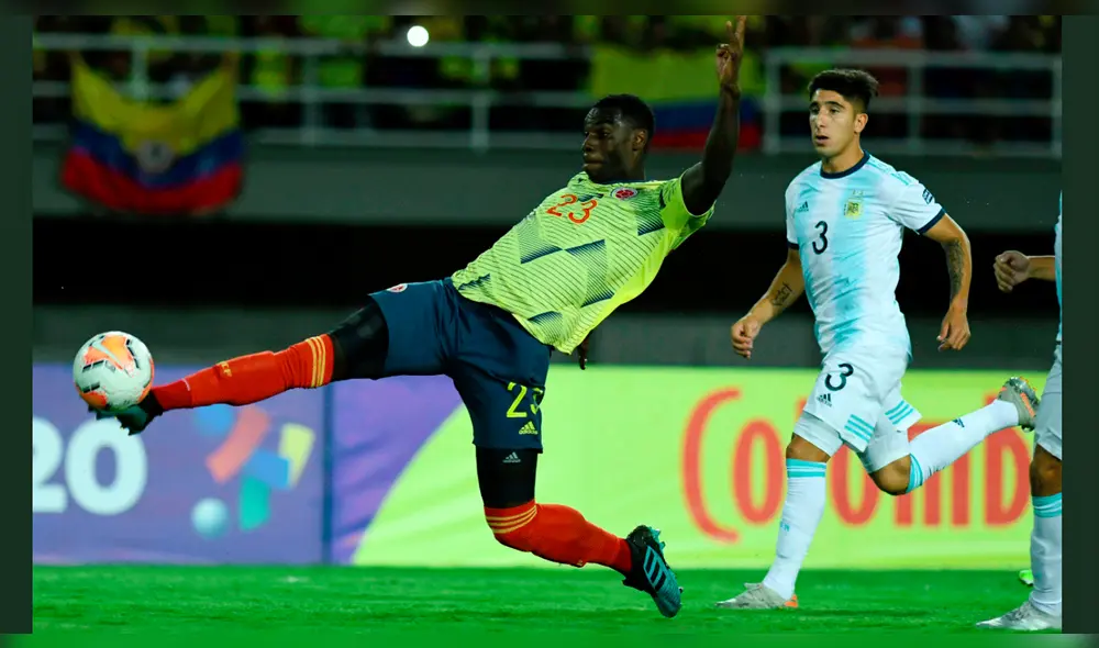 Colombia vs Ecuador Sub 23 por el Preolimpico Bogotá 2020.