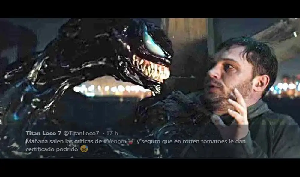 Venom: generan divertidos memes por eliminación de 'escena valiosa'