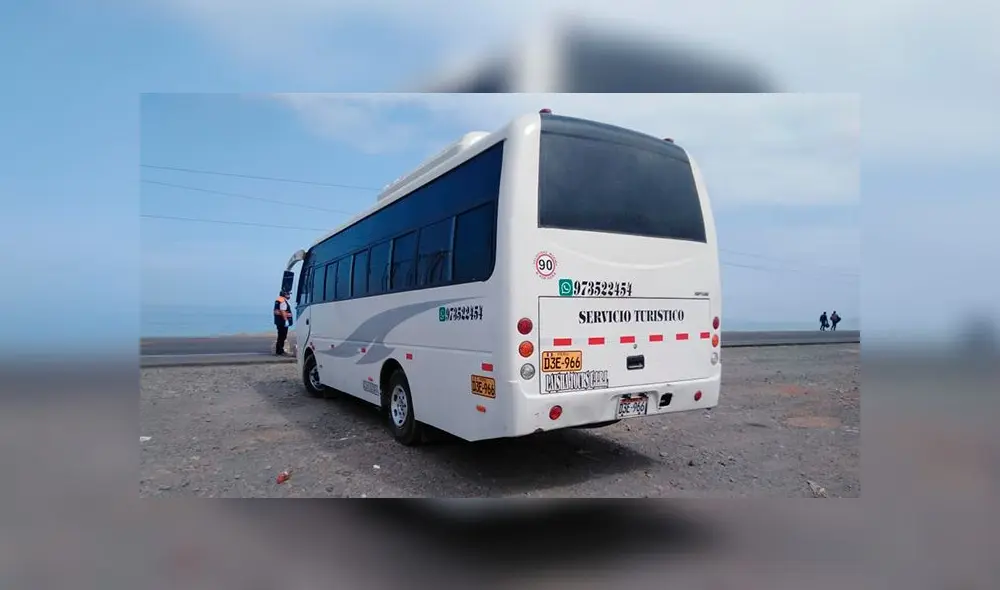 Bus fue detenido la noche del domingo en la provincia de Ilo en Moquegua.