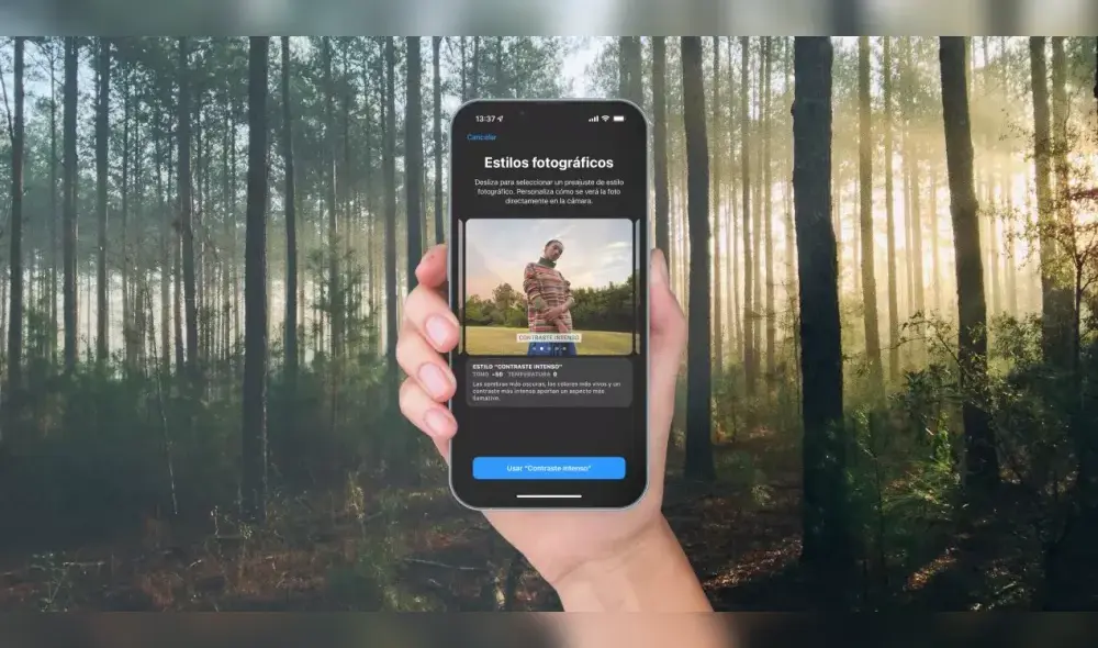 "Estilos inteligentes" permiten a los usuarios mejorar sus fotografías. Foto: La manzana mordida