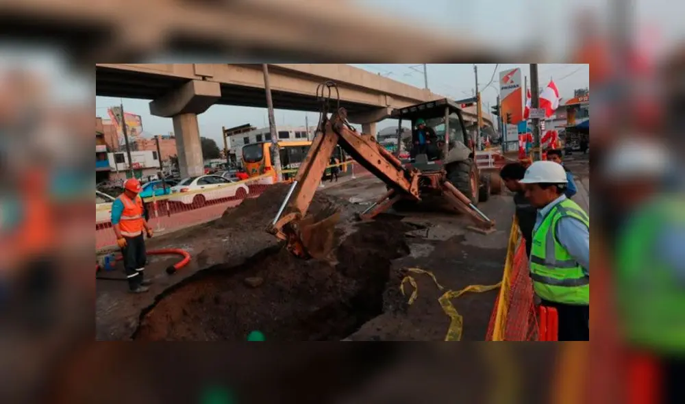 Cerrarán vías de San Juan de Lurigancho por obras de Sedapal. Créditos: Difusión. Cerrarán vías de San Juan de Lurigancho por obras de Sedapal. Créditos: Difusión.