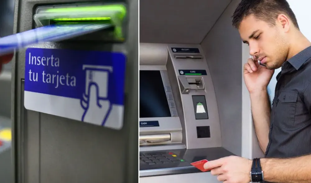 Uno de los pasos principales cuando el cajero retiene tu tarjeta es comunicarte con tu banco y reportar el problema. Foto: composición LR/CuartoOscuro/HogarManía.com