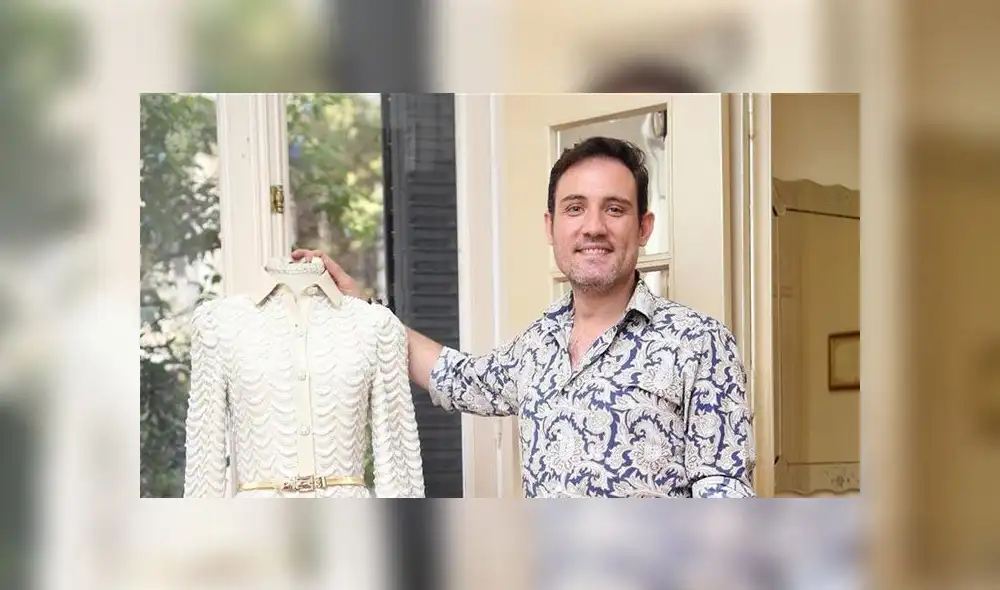 Emilio Salinas es el diseñador de los dos vestidos de novia que usó Ana María Aldón en su boda con Ortega Cano. (Foto: Lecturas)