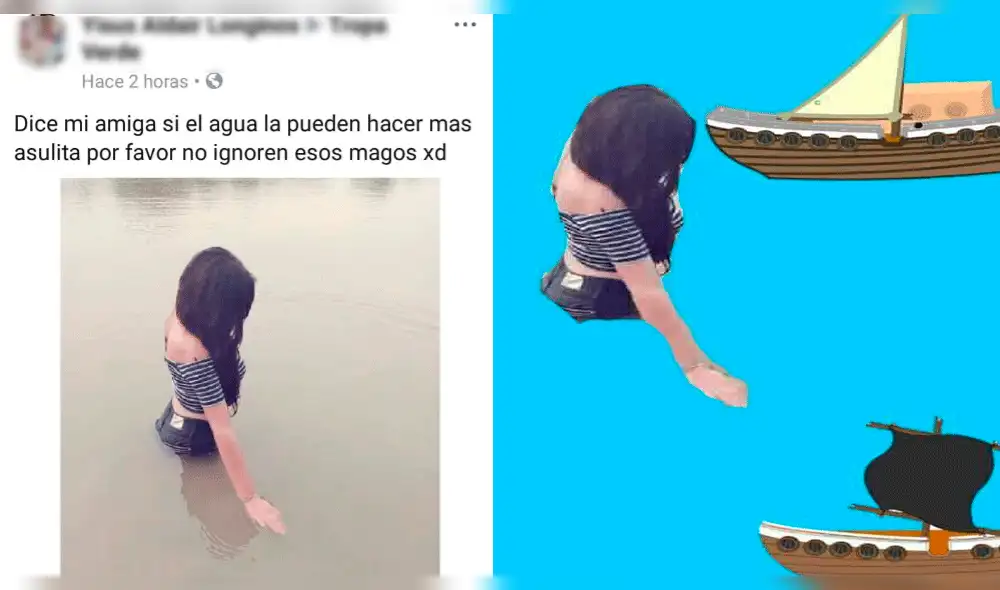 Facebook: Deseó que editaran una imagen en Photoshop y fue troleado épicamente [FOTOS]