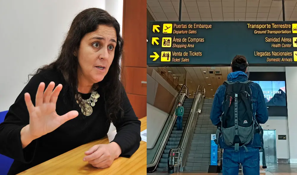 La exministra de Salud pidió a las autoridades regular las medidas de seguridad en los vuelos. Foto: Composición / La República