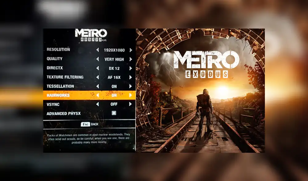Metro Exodus trae otro lanzamiento accidentado en PC: bugs y falta de opciones