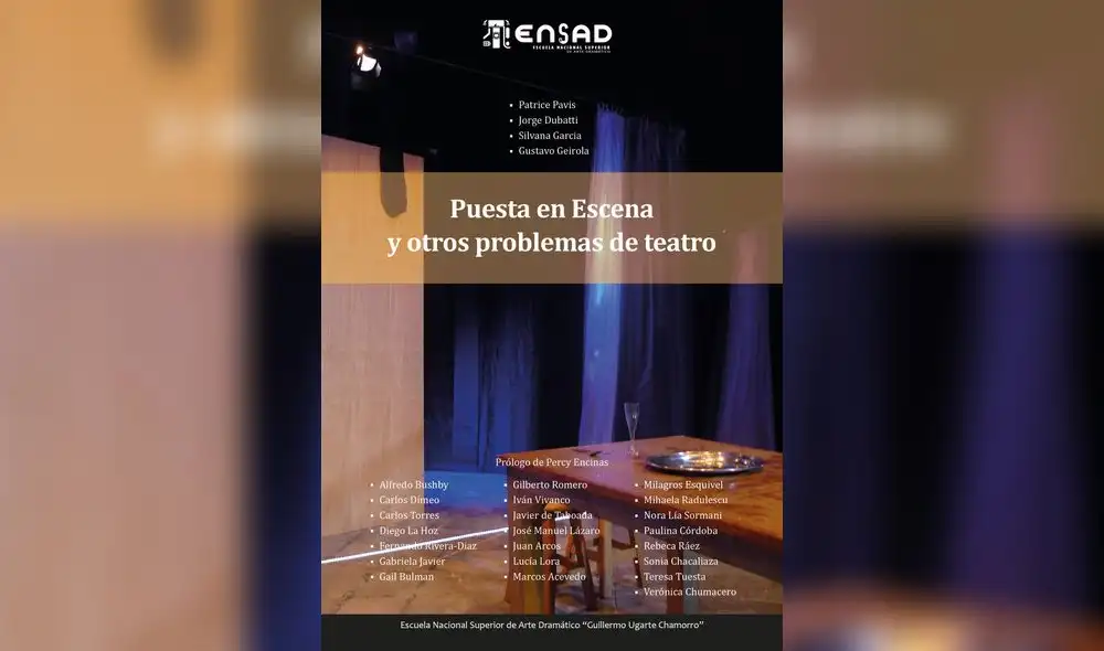 Presentan libro "Puesta en Escena y otros problemas de teatro"