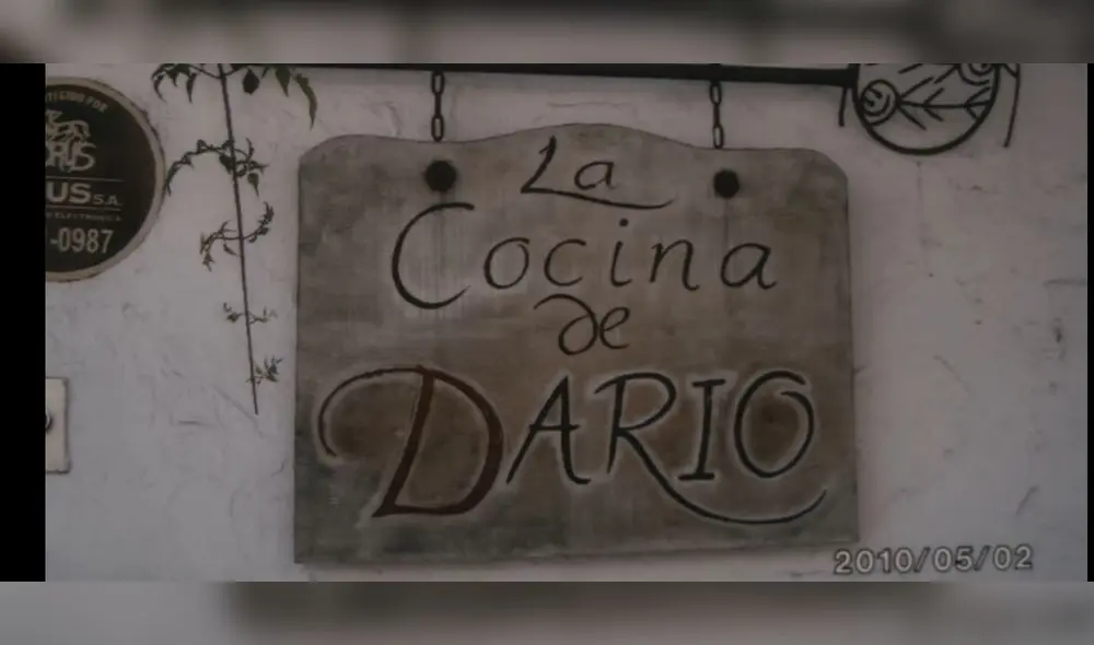'La cocina de Darío', el restaurante de su papá, el conocido chef Darío Matsufuji, fue el primer lugar de trabajo de Tomás. Foto: Captura. 'La cocina de Darío', el restaurante de su papá, el conocido chef Darío Matsufuji, fue el primer lugar de trabajo de Tomás. Foto: Captura.