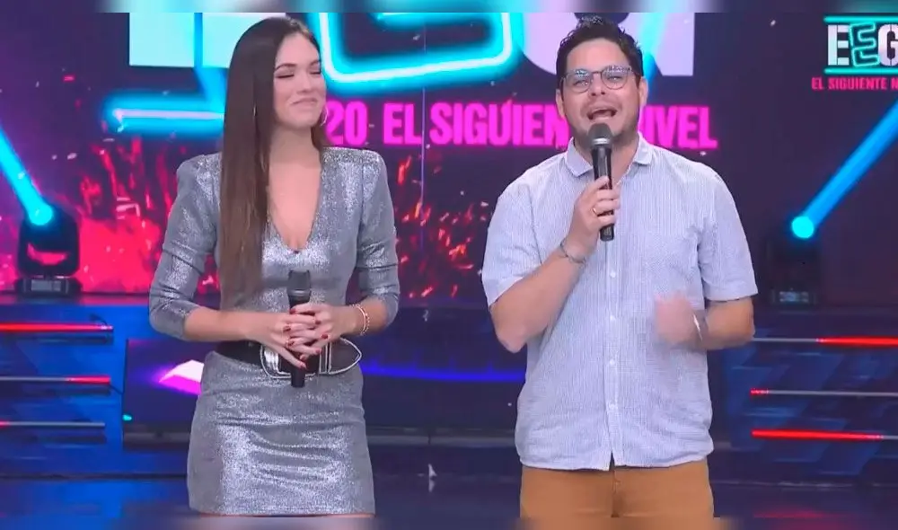 Jazmín Pinedo y Gian Piero Díaz en EEG  Foto: captura