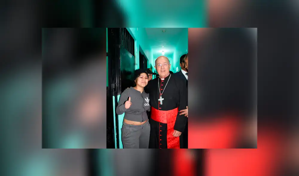 La temible 'Gata' le pidió al cardenal Barreto que bendiga su celda 