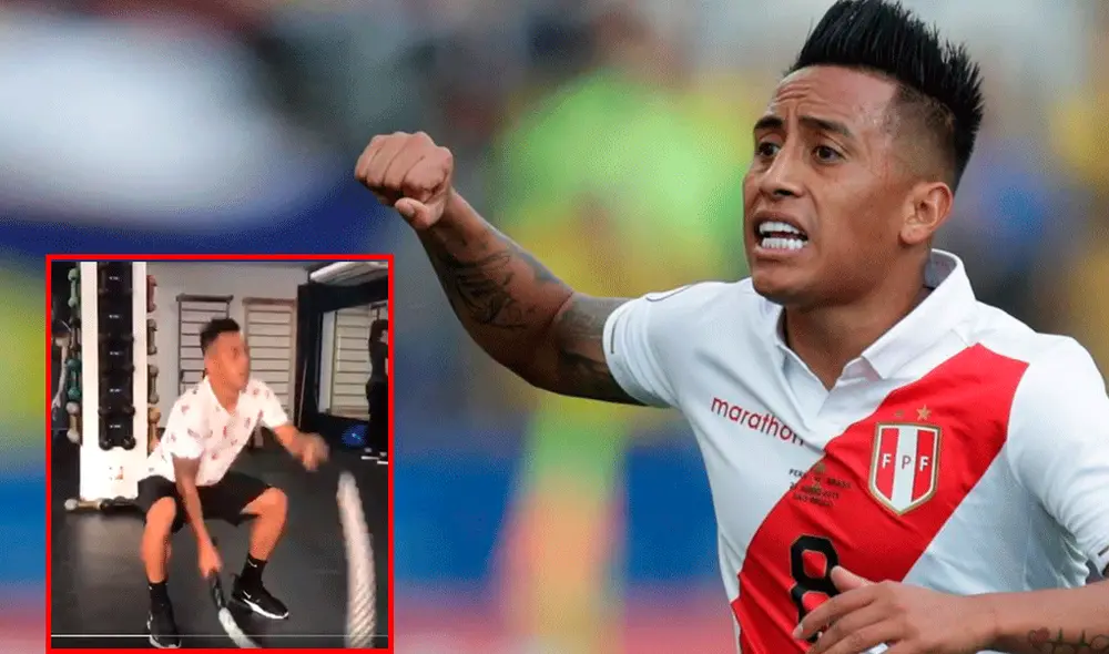 Selección peruana: Christian Cueva entrena en su día de descanso.