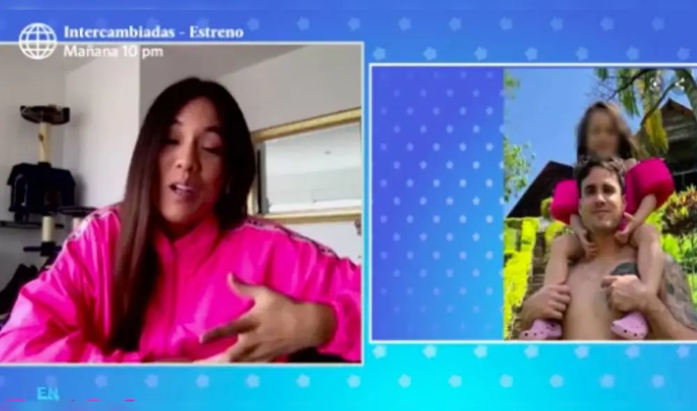 “Él sabe lo mucho que yo valoro el trato, el cariño, el amor que le entrega a mi hija”, dijo. (Foto: Captura América TV)