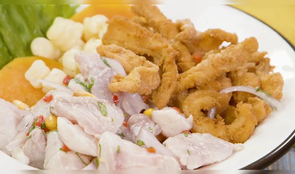 Ceviche carretillero. Buenazo